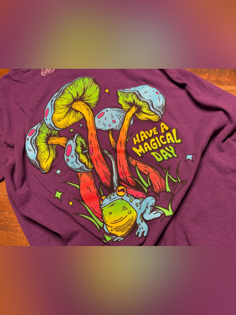 Unisex Purple Graphic Tee - Have A Magical Day